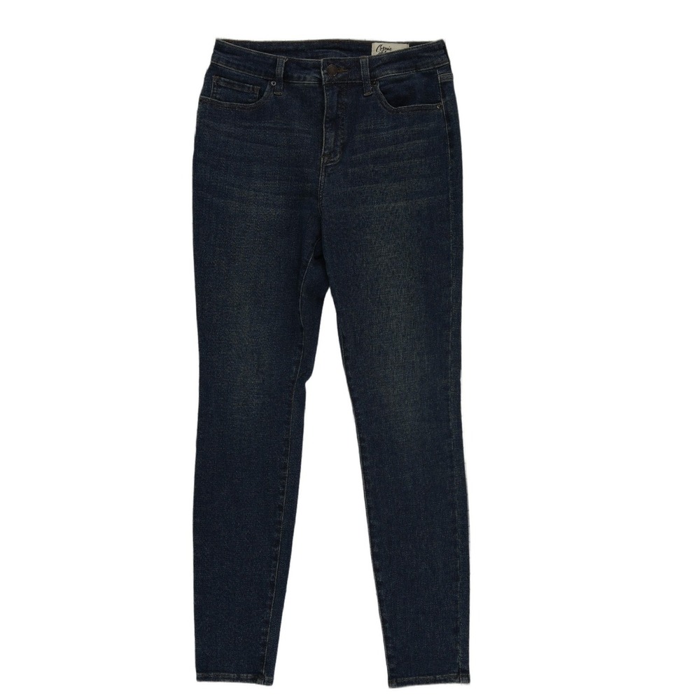 Cosmic Blue Love Skinny Jeans Women's Size 30T Dark Indigo High Rise Stretch